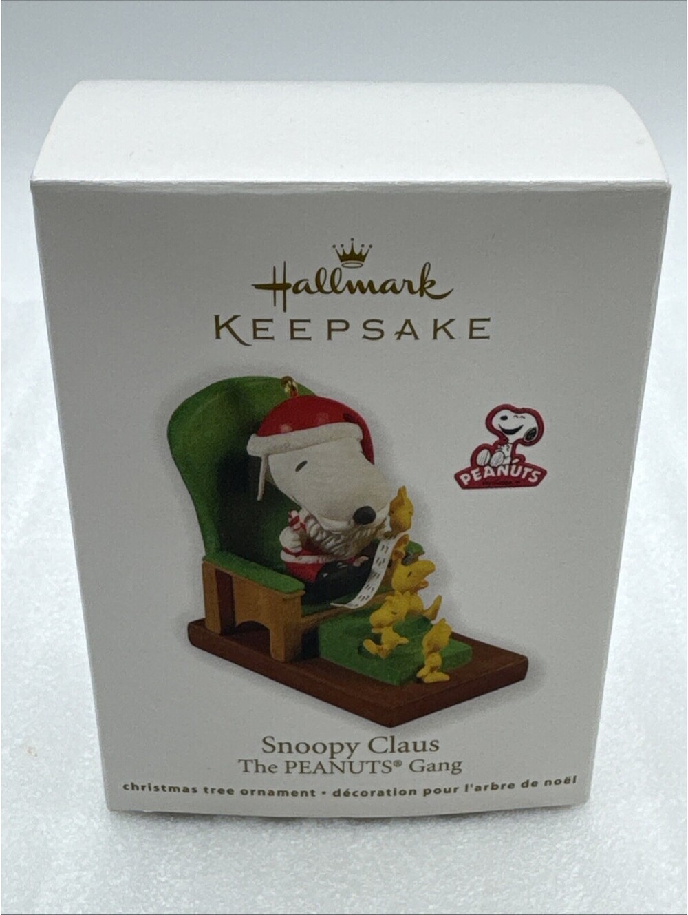 2011 Hallmark Keepsake Snoopy Claus Peanuts Gang Christmas Ornament Woodstock
